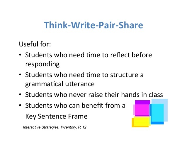 Think-Pair-Share & Questioning - Reading